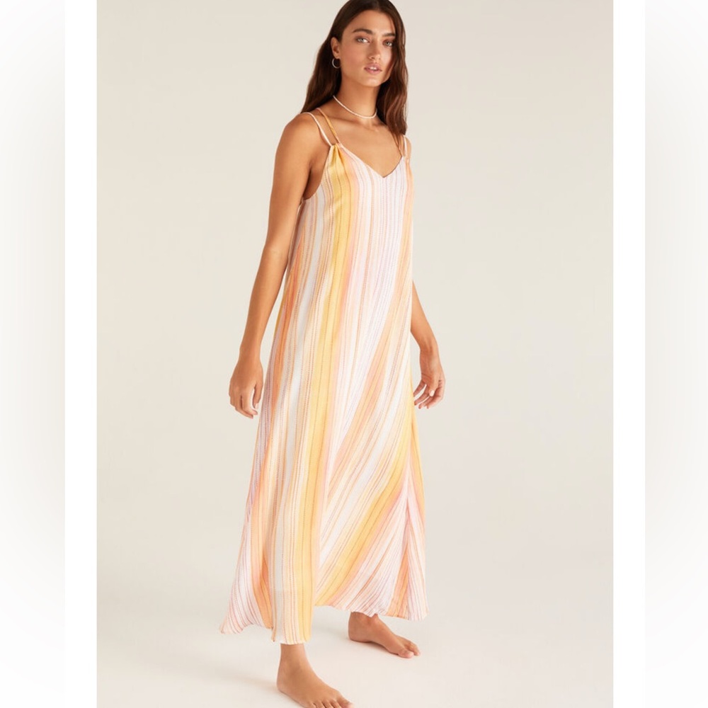 Z supply sayulita rainbow maxi dress